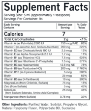 Alternative view of Super Nu-Thera Liquid Raspberry Flavor Concentrate - 16oz